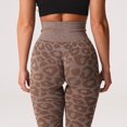thumbnail image 4 of Kcodviy Popular Snowflake Color Leopard Pocket Yoga Pants Print Cropped Pants Leopard High Waist Yoga Pants with Pockets Print Jacquard Seamless Animal Dress Yoga Pants Print Yoga Pants, 4 of 6