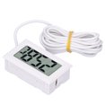 thumbnail image 3 of Digital Hygrometer,, Impact Resistance Digital Temperature Meter, LCD Display  For Greenhouse For Garden For Smart Home For Humidors White, 3 of 8