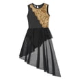 thumbnail image 2 of XUNZOO Robe de Danse Lyrique pour Filles Costume de Danse Ballet Jazz Latin Performance Camisole à Sequins Noir 6, 2 of 7