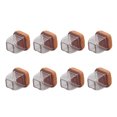 thumbnail image 1 of Stool Leg Covers, 8Pcs Chair Leg Floor Protectors Chair Legs TPE Table Stool Foot Protector Transparent Shape Chair Leg Covers, Furniture Sliders, 1 of 8
