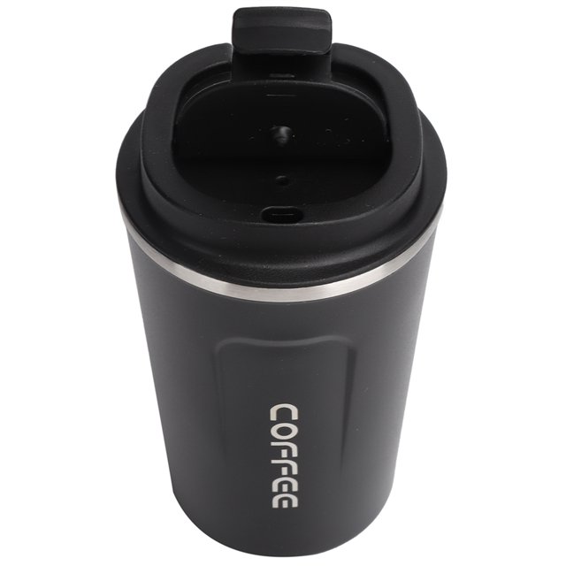 Gupbes Coffee Cup, Car Portable Insulated Cup Matte Texture Spill Proof For Travel For Car