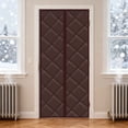 thumbnail image 4 of Heavy Duty Insulated Thermal Door Curtain For Enhanced Home Energy Efficiency Winter Cold Stopper Full Coverage 2PCS, 4 of 4
