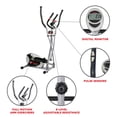 thumbnail image 3 of Sunny Health & Fitness SF-E905 Magnetic Elliptical Trainer, 3 of 6