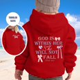 thumbnail image 2 of FAOWME Sweat à Capuche Décontracté pour Garçons et Filles Imprimé Mignon Manches Longues Rouge 3-4 Ans, 2 of 5