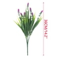 thumbnail image 1 of 8PC Artificial Peppermint Flowers With Realistic Green Plant And Pointed Leaf Grass, 1 of 2