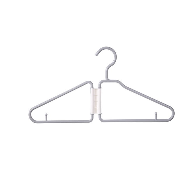 EGNMCR Hooks for Hanging Foldable Plastic Clothes Hanger Foldable Clothes Hanger folding clothes hanger