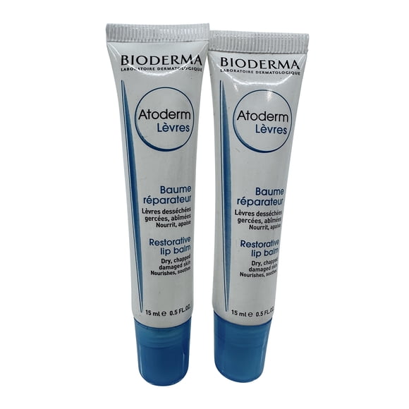 Bioderma Baume à Lèvres Réparateur 0,5 OZ Ensemble de 2