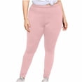 thumbnail image 2 of TIMIFIS High Waisted Leggings for Women Plus Size Yoga Pants Tummys Control Solid Color Workout Running Cycling Yoga Pants - Spring/Summer, 2 of 7