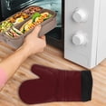 thumbnail image 4 of Baking Gloves Kitchen Insulation Gloves Withstand 260 Degrees High Temperature Soft Can Be Used For Long And Easy To Clean, 4 of 6