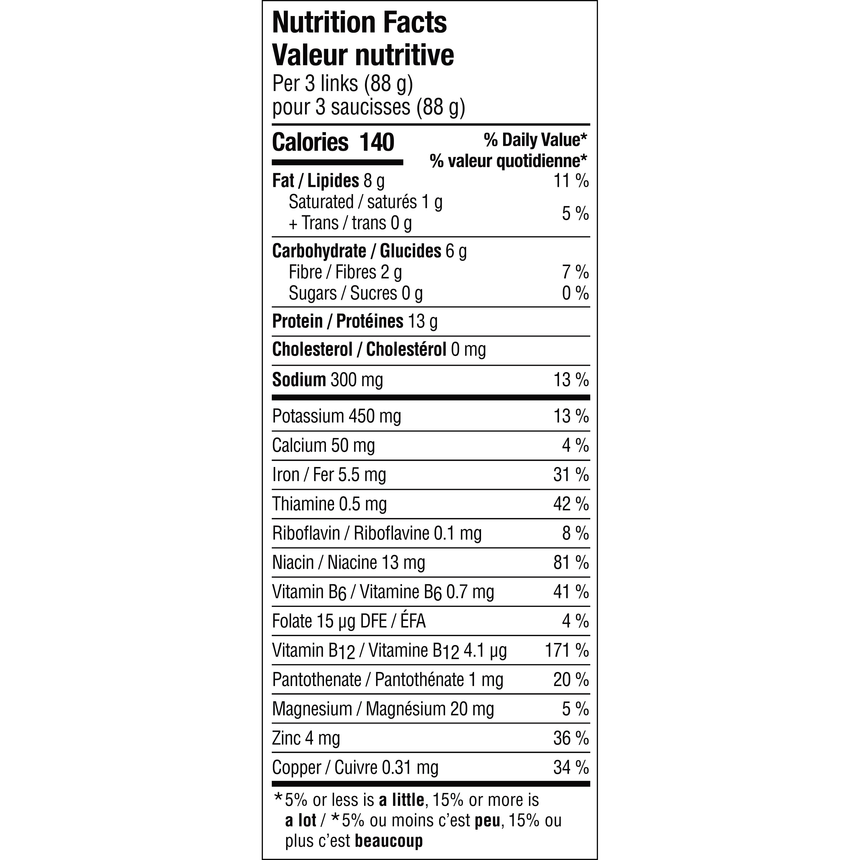 Beyond Meat Saucisses Petit-Déjeuner à Base de Plantes avec Huile d’Avocat 236g