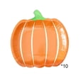 thumbnail image 2 of Todaioua 10 Pcs Assiettes en Papier Citrouille d'Automne Assiettes Jetables d'Automne Vaisselle de Fête de Récolte d'Automne Assiettes de Souper Orange de Récolte pour l'Action de Grâce Fournitures de Fête pour la Cuisine et les Repas, 2 of 7