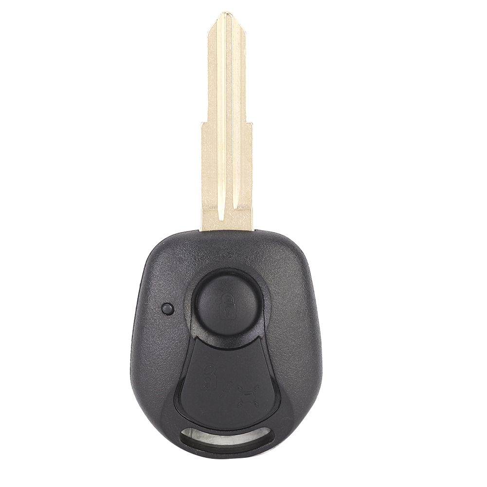 Clé, Clé de Télécommande 2 Boutons Remplacement Clé de Voiture, Clé de Télécommande Fob Fob Case pour Clé Voiture