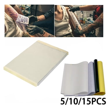15 Pcs Papier Transfert Thermique Papier Pochoir Transfert Carbone