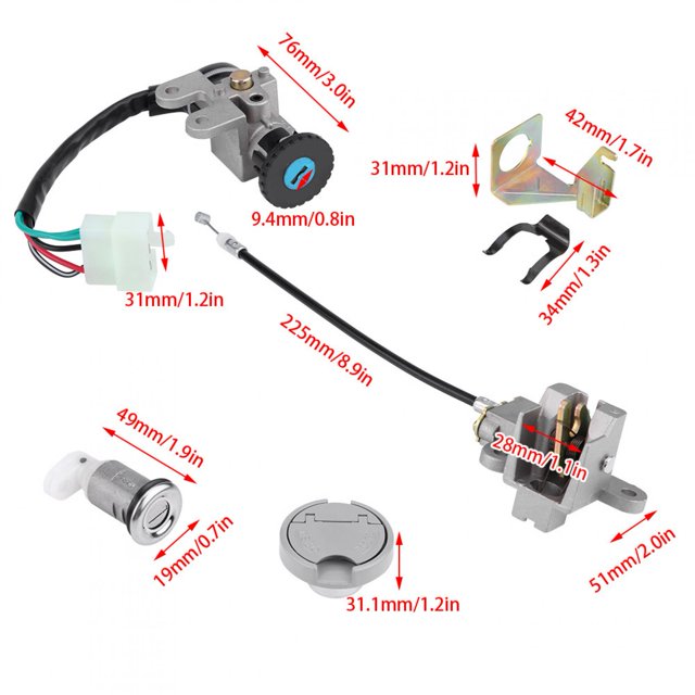 Interrupteur d'Allumage, Bonne Expérience Utilisateur Simple à Utiliser pour l'Extérieur