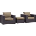 thumbnail image 2 of Modway Canapé de Mobilier de Patio Extérieur Convene, Espresso, 2 of 6