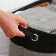 thumbnail image 3 of Sundries Storage Basket Foldable Cotton Linen Box For Home Bedroom Houseroom, 3 of 6
