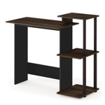 Furinno Efficient Home Laptop Notebook Computer Desk, Columbia Walnut/Brown, 11192CWN/BR