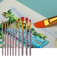 thumbnail image 3 of Musbetu 10Pcs Artist Paint Brushes with Long Handle Soft Bristles Strong Absorbency Watercolor Round Pointed Multifunction Artists Paint Brush Set, 3 of 7