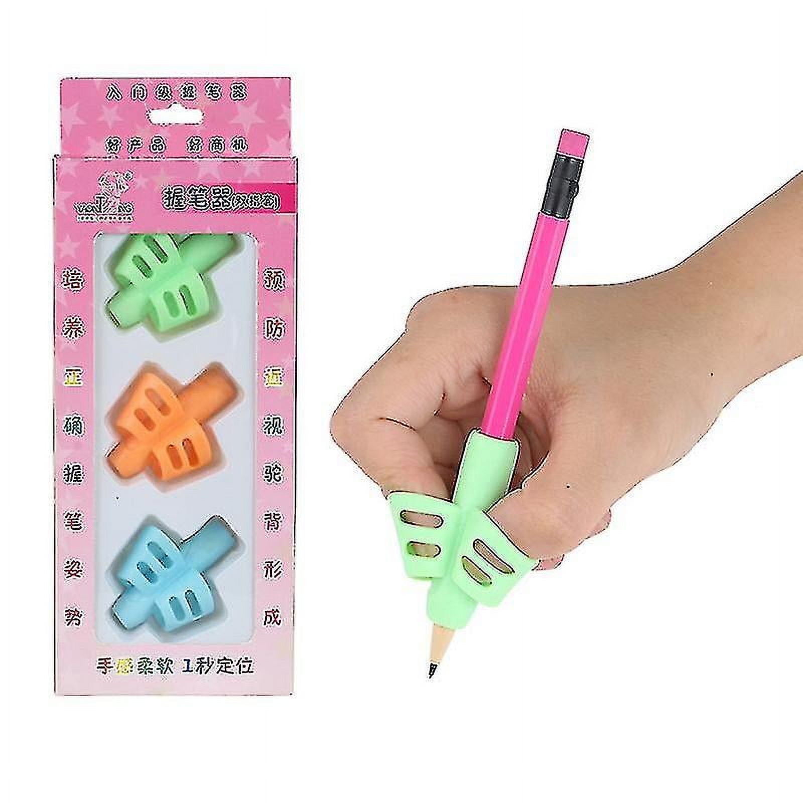 3 Pcs Porte-Crayon Ergonomique pour l'Entraînement des Enfants