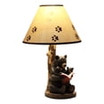 thumbnail image 1 of Histoire de l'Heure du Coucher Mama Bear Lisant à Baby Bears Lampe de Table avec Abat-Jour Patte Imprimé, 1 of 6