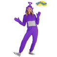 thumbnail image 3 of Adult Teletubbies Tinky Winky Jumpsuit Costume, 3 of 3