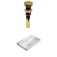 thumbnail image 1 of American Imaginations 19.88-in. W 1 Hole Ceramic Top Set In White Color - Overflow Drain Incl. AI-30725, 1 of 8