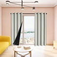 thumbnail image 3 of Rideaux au Design Élégant pour Bloquer Complètement la Lumière et Offrir une Isolation Thermique, Draperies Assombrissantes avec Installation, 3 of 4