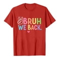 thumbnail image 4 of PMVFHDE Hauts Fille Hauts Filles T-Shirts Graphiques pour Fille Hauts Filles T-Shirts Enfants Rentrée des Classes Graphique Manches Courtes Col Rond T-Shirt Lumineux et Confortable pour Garçons et Filles Rouge,12-13 Ans, 4 of 4