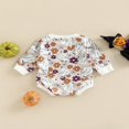 thumbnail image 4 of MesaSe Newborn Baby Halloween Romper  Long Sleeve  Neck Cartoon Print One-Piece Bodysuit, 4 of 7