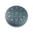 thumbnail image 1 of Steel Tongue Drum 6 Inch 11 Notes D Key Percussion Instrument Portable Balmy Drum with, 1 of 8