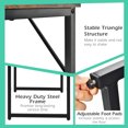 thumbnail image 3 of Costway Computer Desk Writing Workstation Study Laptop Table Home Office Rustic, 3 of 10