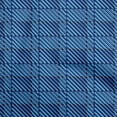 thumbnail image 1 of oneOone Velvet Medium Blue Fabric Diagonal Craft Projects Decor Fabric Printed By The Yard 58 Inch Wide, 1 of 4