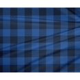 thumbnail image 4 of oneOone Polyester Lycra Blue Fabric Gingham Check Craft Projects Decor Fabric Printed By The Yard 56 Inch Wide, 4 of 4