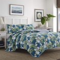 thumbnail image 1 of Tommy Bahama Southern Breeze Ensemble de Courtepointe, Très Grand Lit, Bleu Foncé, 1 of 7