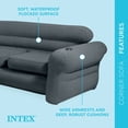 thumbnail image 3 of Intex Corner Sofa L-Shaped Inflatable Lounge Couch w/ Cupholders, (3 Pack), 3 of 11