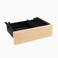 thumbnail image 1 of Desky Minimal Under Desk Drawer - Maple Hardwood / Black, 1 of 10