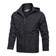 thumbnail image 1 of REDHOTYPE Autumn Men's Soft Jacket Windbreaker Breathable Hooded Windproof Jacket, 1 of 2