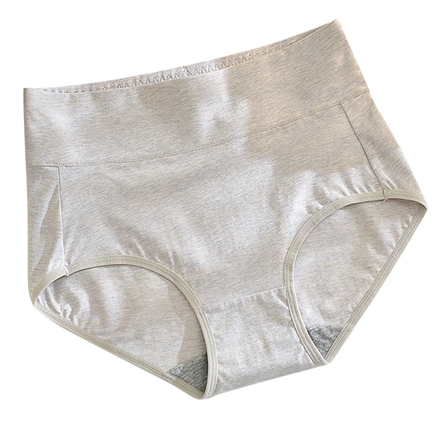 Timegard Cotton Panties for Women High Waist Seamless Full Coverage Ladies Briefs Comfort Underwear