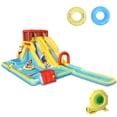thumbnail image 1 of Costway Inflatable Dual Slide Water Park Climbing Bouncer W/ 735W Blower, 1 of 10