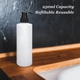 thumbnail image 4 of Distributeur de Pompe à Huile de Massage, Étanche 2 Pcs 250ml Distributeur de Pompe à Huile de Massage Réutilisable pour Crème Shampooing, 4 of 8