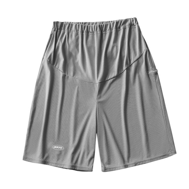 Ensembles Haut et Short pour Femmes, Vêtements d'Été de Maternité Jupe Ample Évasée à Col Rond Jupe pour Femme Enceinte
