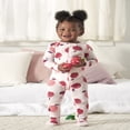 thumbnail image 2 of Pyjama en Coton Ajusté à Pieds pour Bébé et Fillette, Lot de 2, 2 of 10