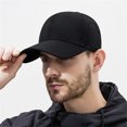 thumbnail image 2 of MIASHUI Unisex Baseball Cap Adjustable Lightweight Breathable Summer Trucker Hat,Black, 2 of 3