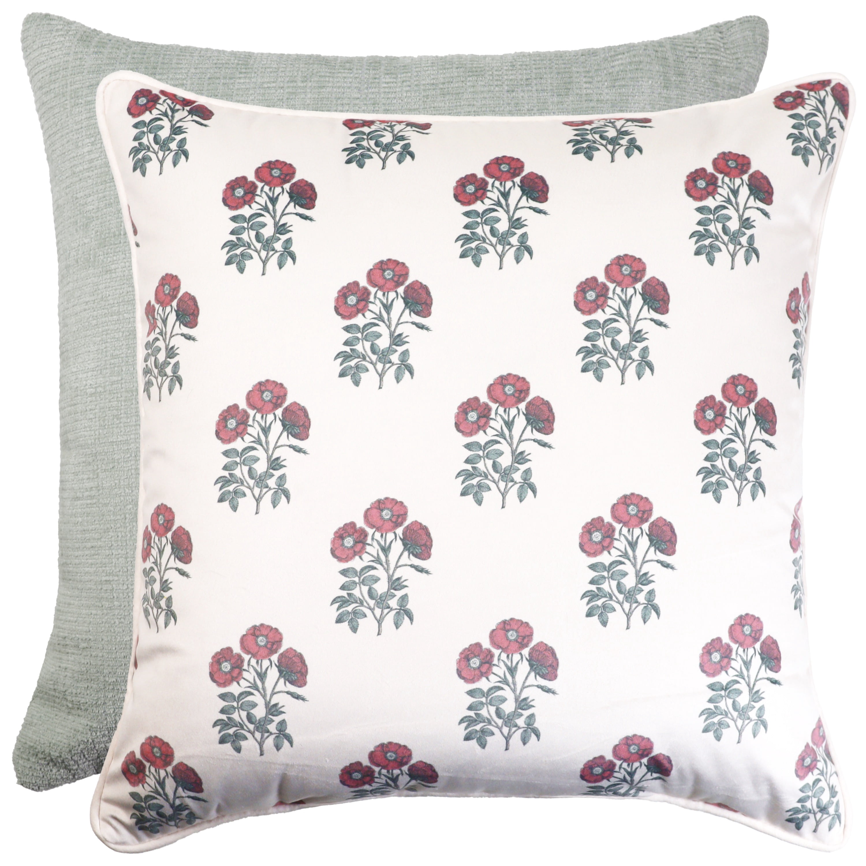 Hometrends Paquet de 2 Coussins Décoratifs Brodés