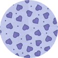 thumbnail image 1 of Ahgly Company Tapis de Zone Rond d'Intérieur Lavable à la Machine, Transitionnel, Bleu Céleste, 7 Pieds Rond, 1 of 7