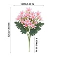 thumbnail image 2 of Big Savings! 2PCS Artificial Hydrangea Flower Bouquets for Home Decor, Wedding Table Centerpieces, Realistic Fake Flowers for Desk Vases, Party & Event Decorations Sales Today Clearance!, 2 of 5