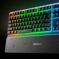 thumbnail image 4 of SteelSeries high water resistant gaming keyboard silent switch English layout 104 key "APEX 3" 64795, 4 of 5