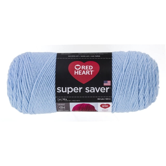 Red Heart® Super Saver® Yarn, Solid, Acrylic #4 Medium, 7oz/198g, 364 Yards