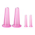 thumbnail image 1 of 4Pcs Beauty Health Anti Cellulite Suction Cans for Body Neck Face (Pink), 1 of 6