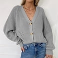 thumbnail image 2 of Lace Cardigan for Women Ladies Front Open Sweater Fall Clothes for Women Sweater Long Sleeve Sweater Cardigans for Women Tan Cardigan Button Fitted Long Cardigan Sweater Fall Clothes for Women Work, 2 of 3